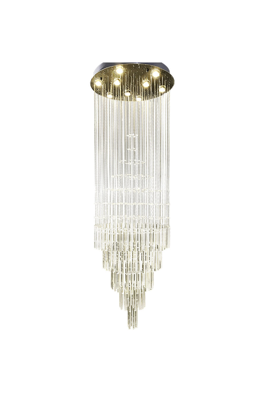 Floating Castle Raindrop Crystal Chandelier - everlamps