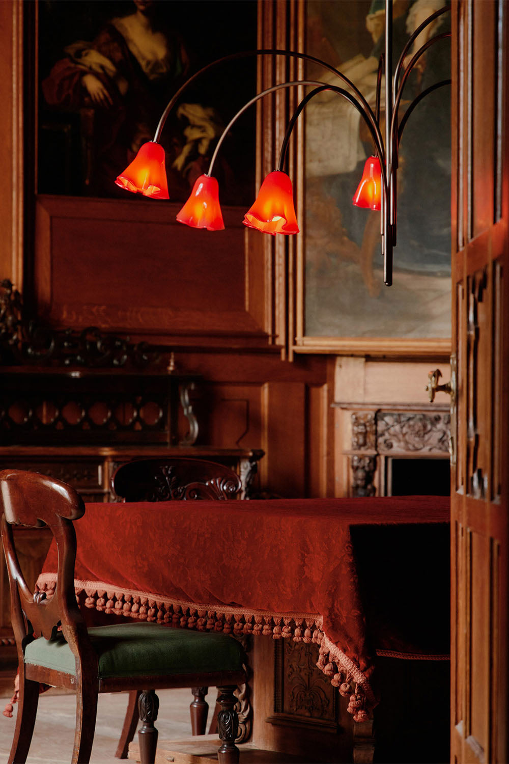 Flora Tulip Series Chandelier - view 11 | everlamps
