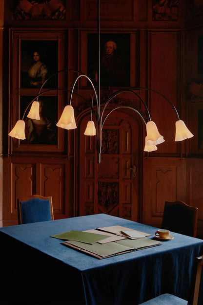 Flora Tulip Series Chandelier - view 10 | everlamps