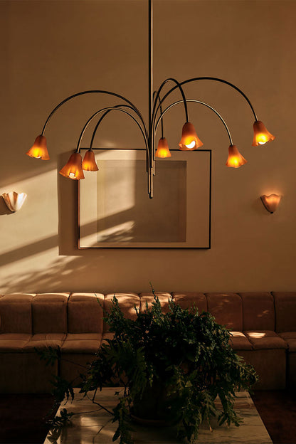 Flora Tulip Series Chandelier - view 3 | everlamps