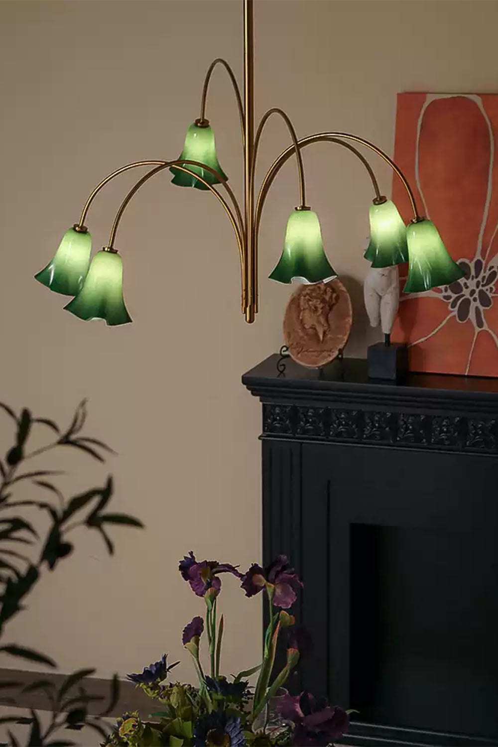 Flora Tulip Series Chandelier - view 7 | everlamps