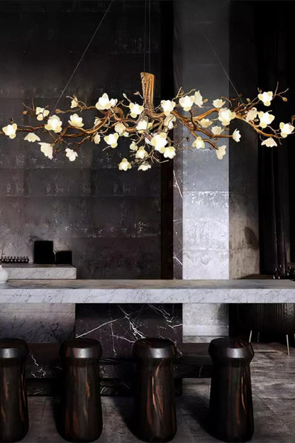 Floral Branch Chandelier - view 9 | everlamps