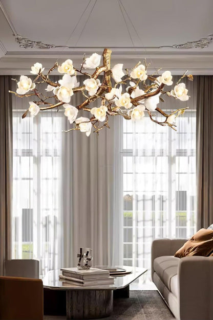 Floral Branch Chandelier - view 6 | everlamps