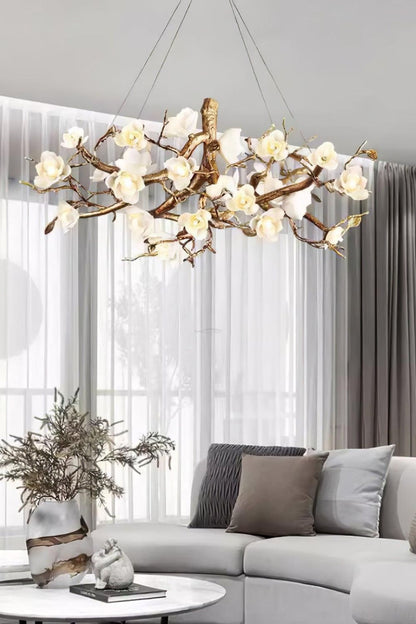 Floral Branch Chandelier - view 4 | everlamps