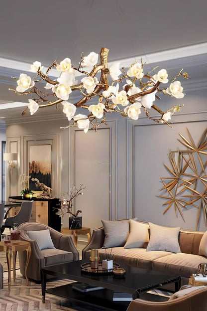 Floral Branch Chandelier - view 5 | everlamps