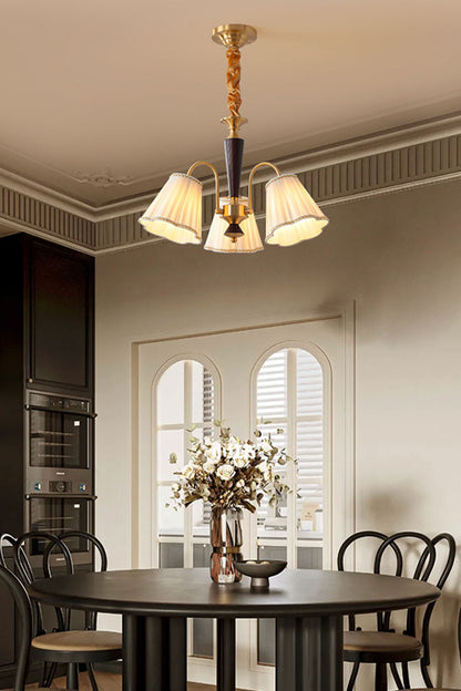 Flower Fabric Chandelier - view 6 | everlamps