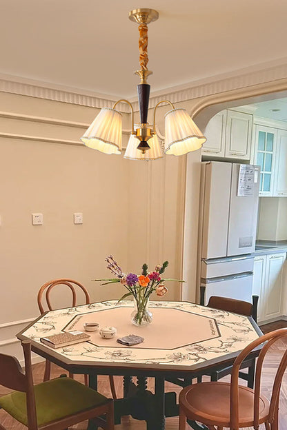 Flower Fabric Chandelier - view 14 | everlamps