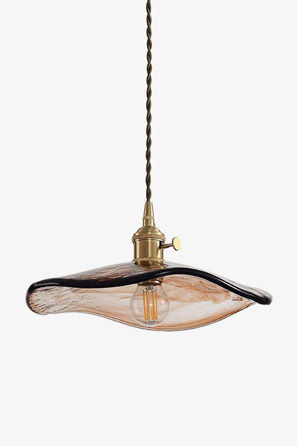 Flower Petal Glass Pendant Light - everlamps