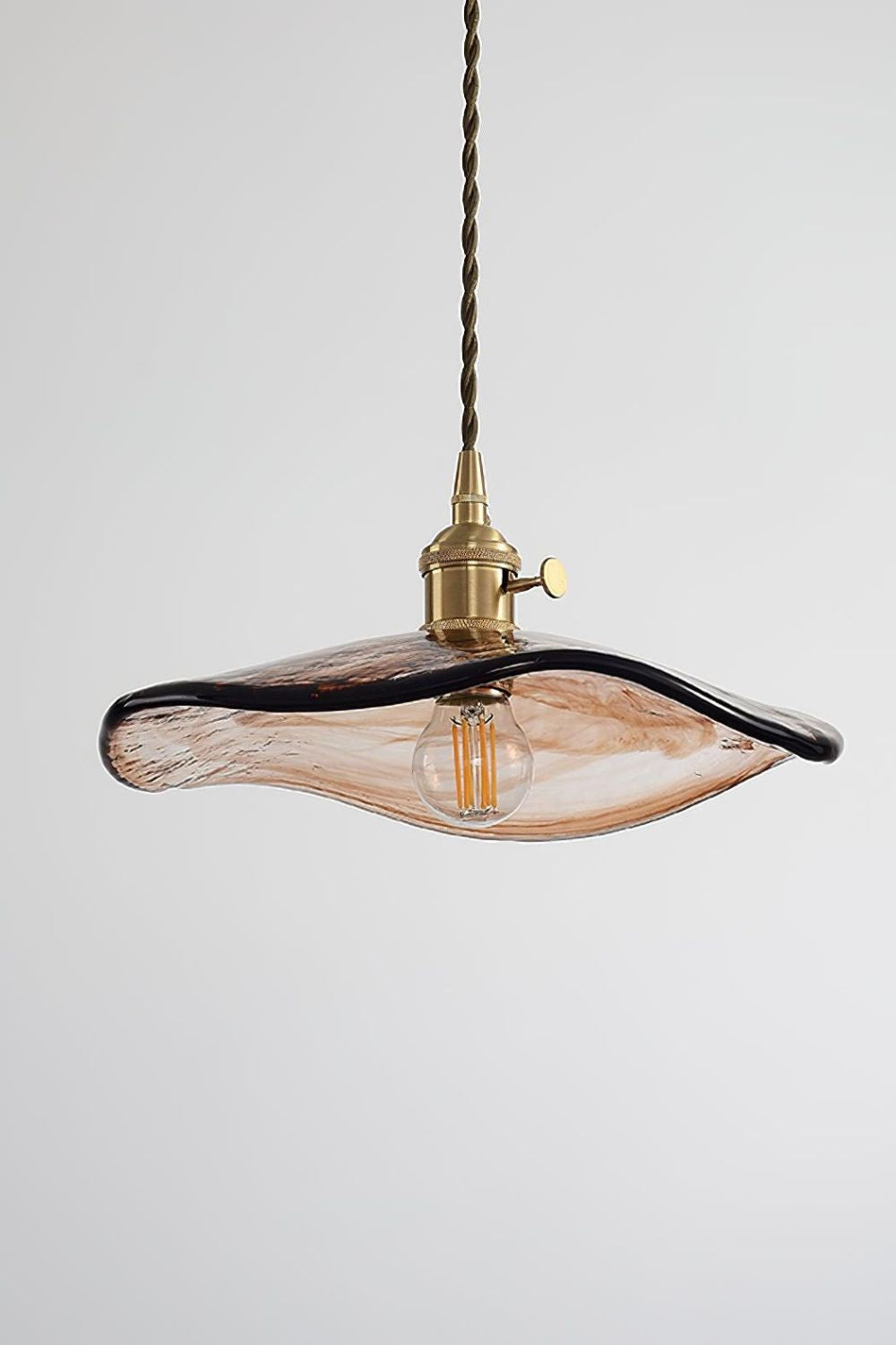 Flower Petal Glass Pendant Light - everlamps
