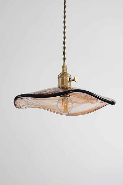 Flower Petal Glass Pendant Light - everlamps
