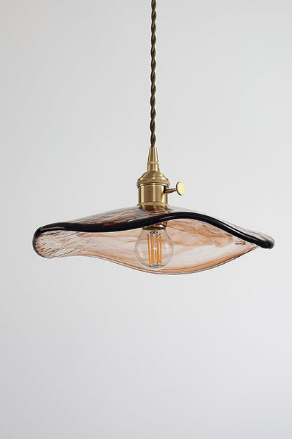 Flower Petal Glass Pendant Light - everlamps