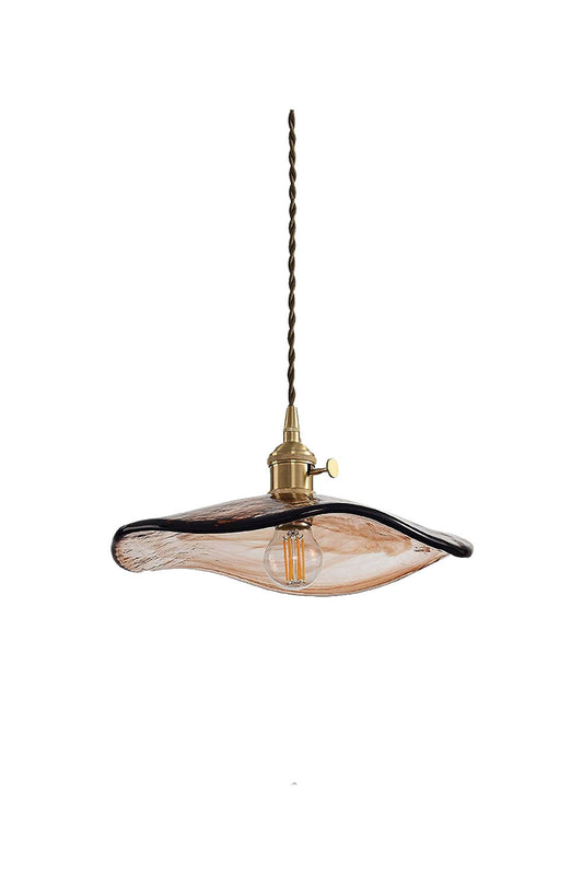 Flower Petal Glass Pendant Light - everlamps
