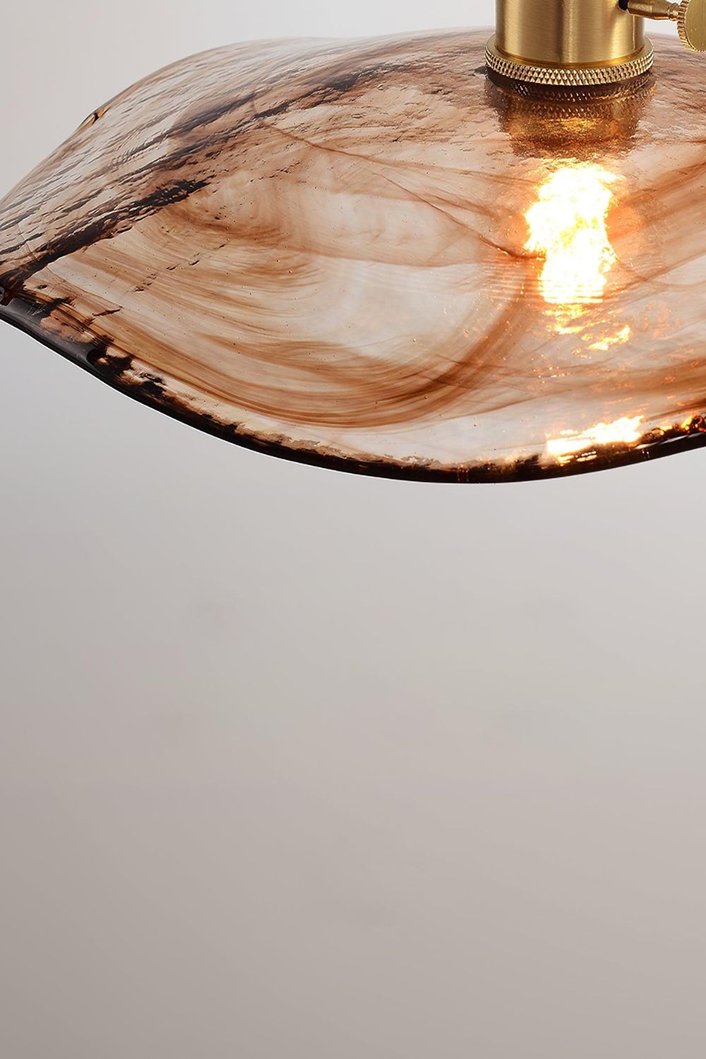 Flower Petal Glass Pendant Light - everlamps