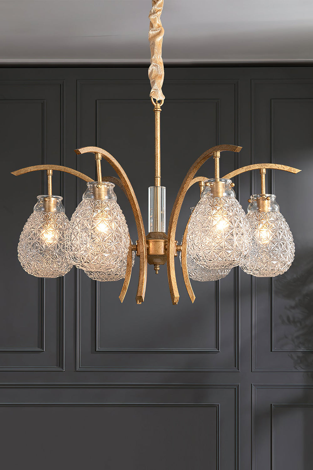 Flower bag chandelier - view 9 | everlamps