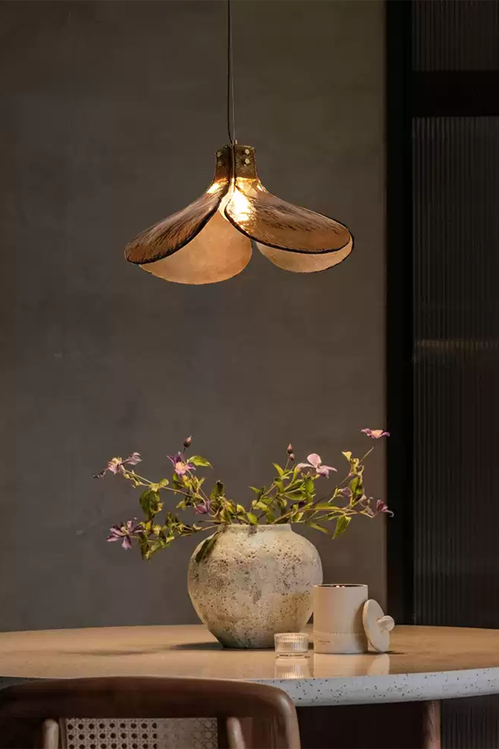 Four-leaf Clover Glass Chandelier - view 3 | everlamps
