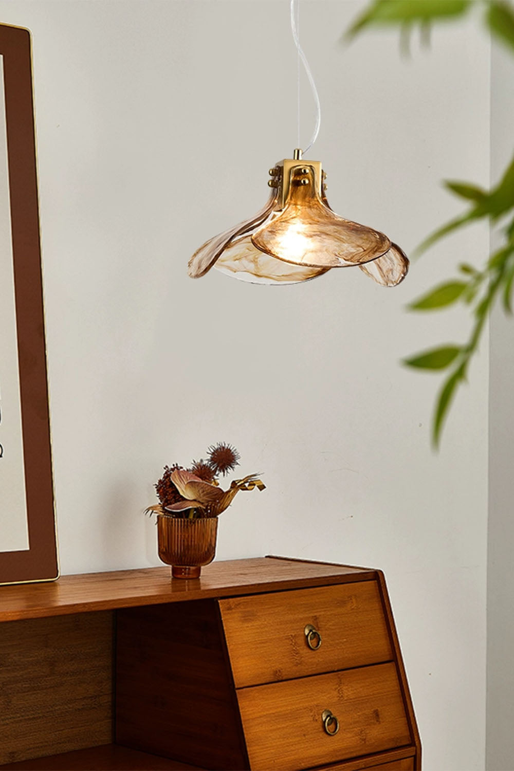 Four-leaf Clover Glass Chandelier - view 5 | everlamps
