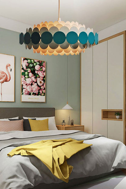 French Colorful Round Chandelier - view 4 | everlamps