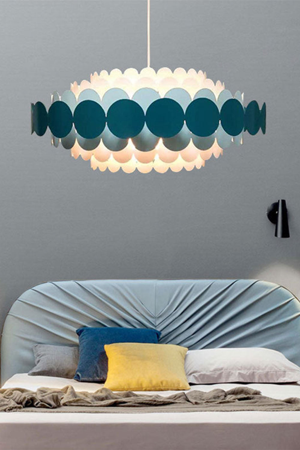 French Colorful Round Chandelier - view 7 | everlamps