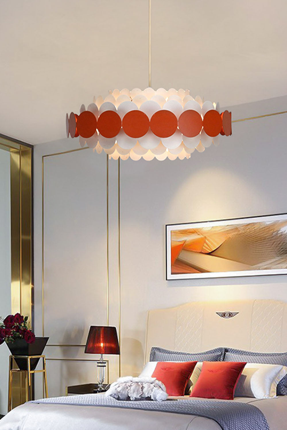 French Colorful Round Chandelier - view 12 | everlamps