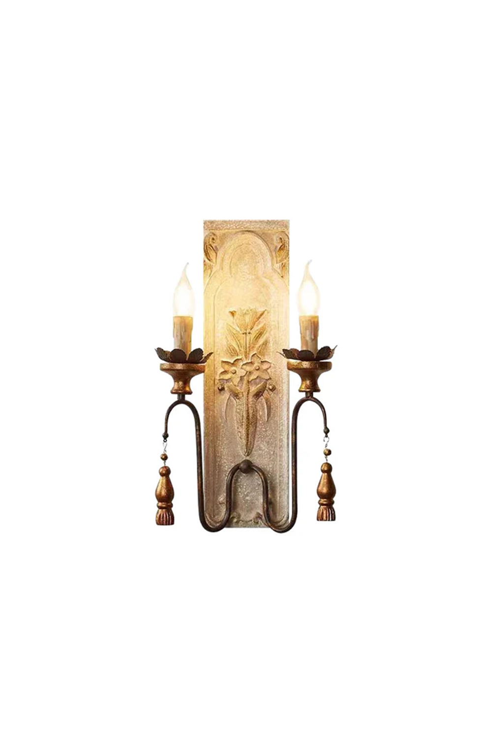 French Country Wooden Wall Lamp | everlamps