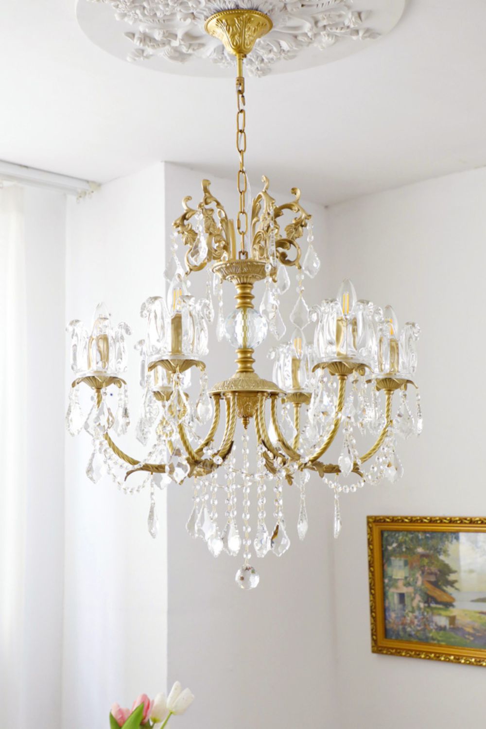French Crystal Chandelier - everlamps