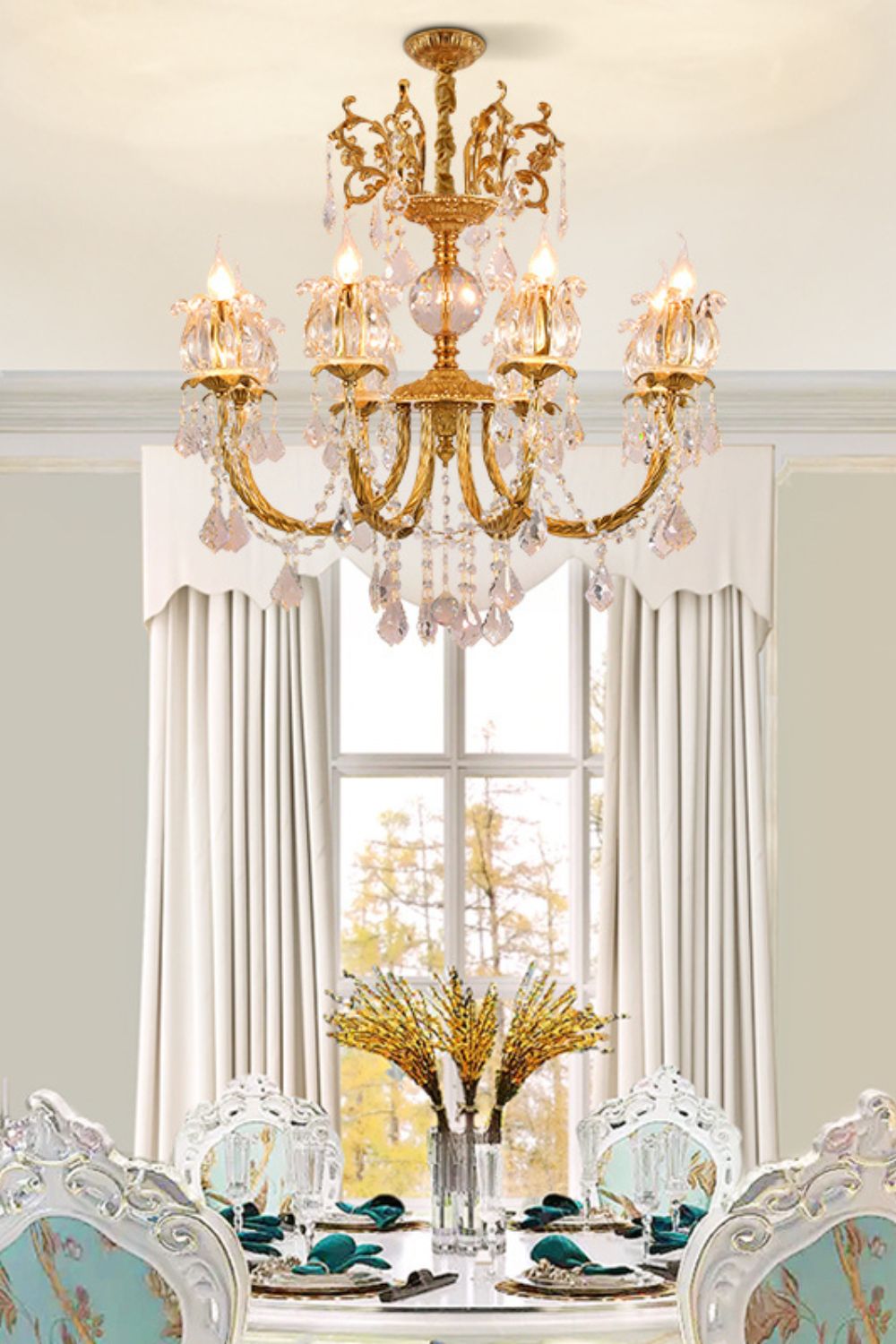 French Crystal Chandelier - everlamps