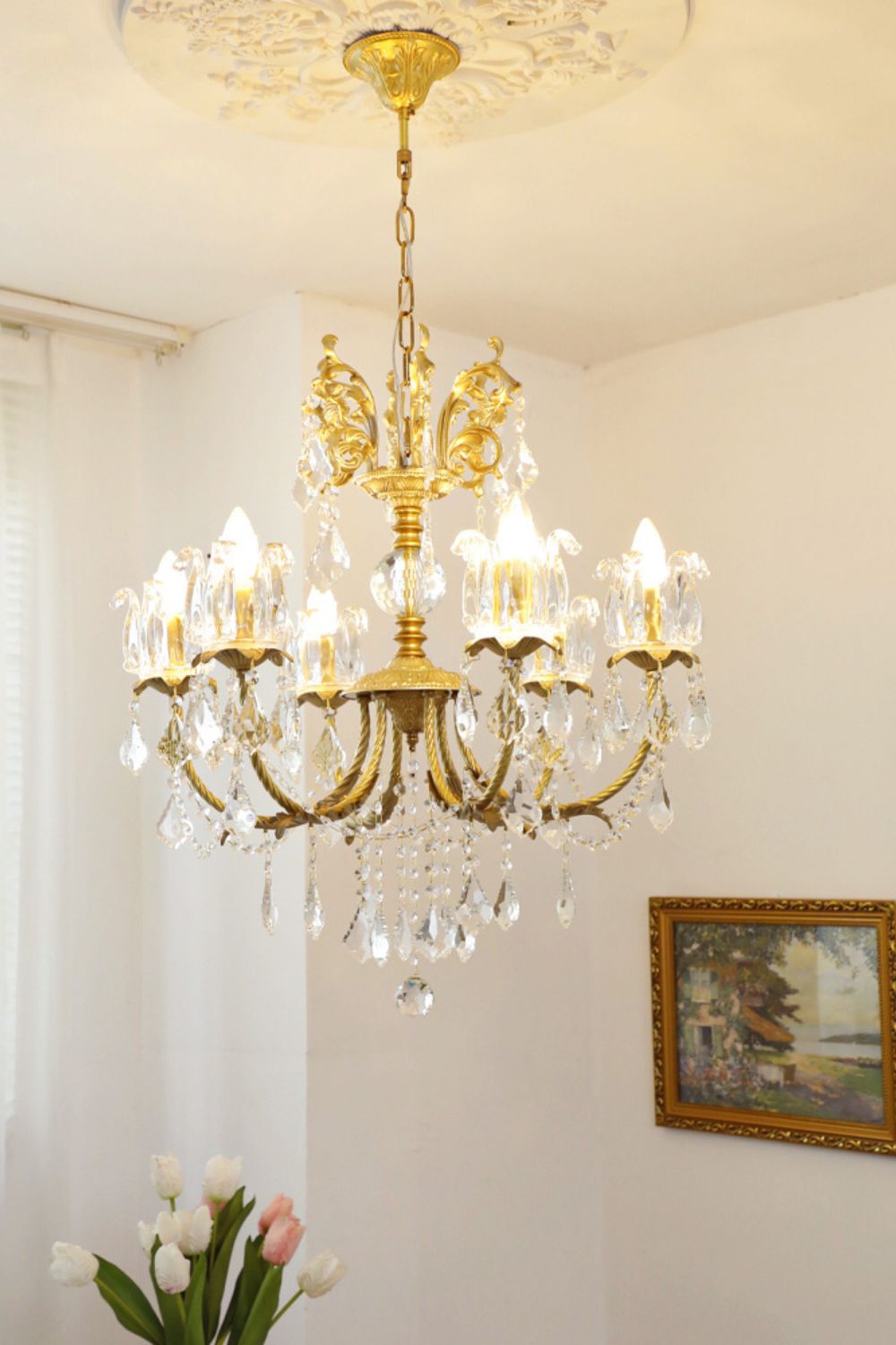 French Crystal Chandelier - everlamps