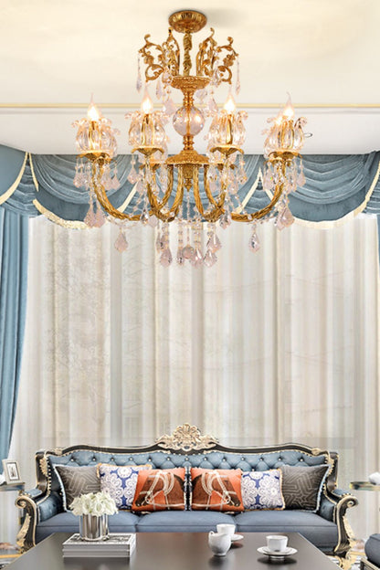 French Crystal Chandelier - everlamps