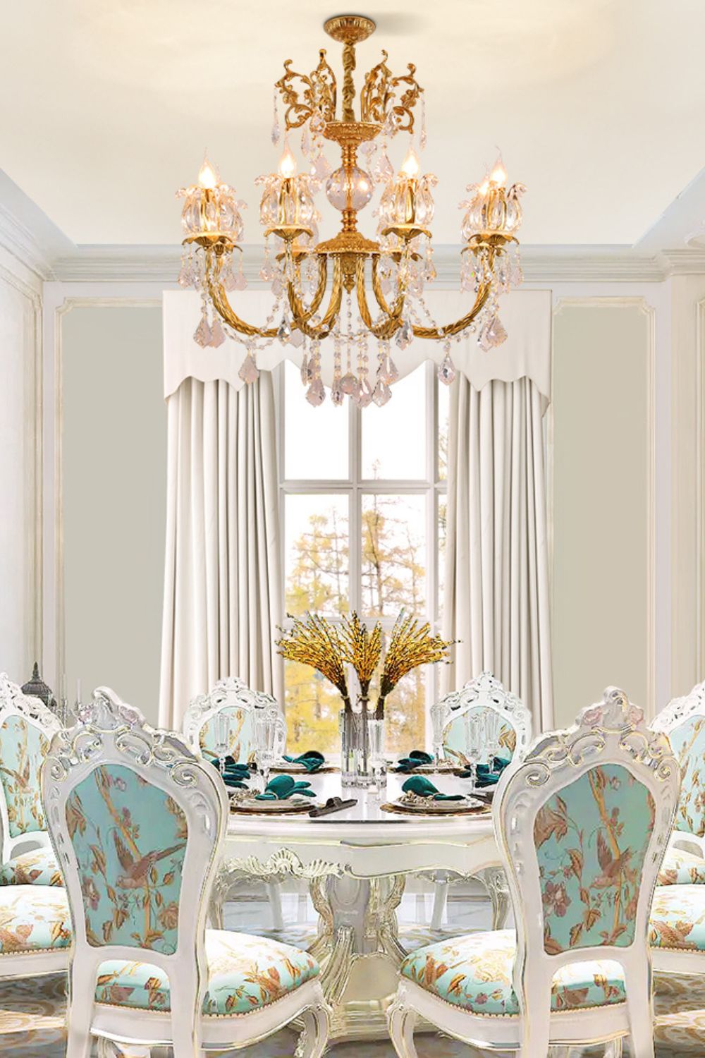 French Crystal Chandelier - everlamps