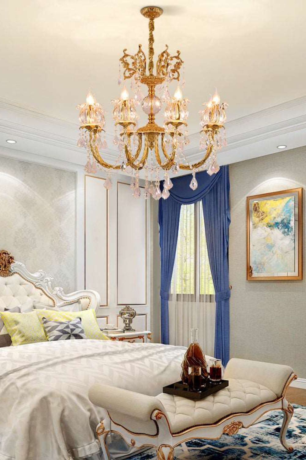 French Crystal Chandelier - everlamps