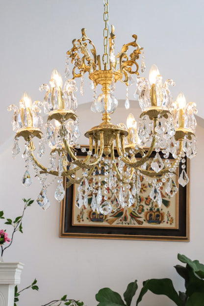 French Crystal Chandelier - everlamps