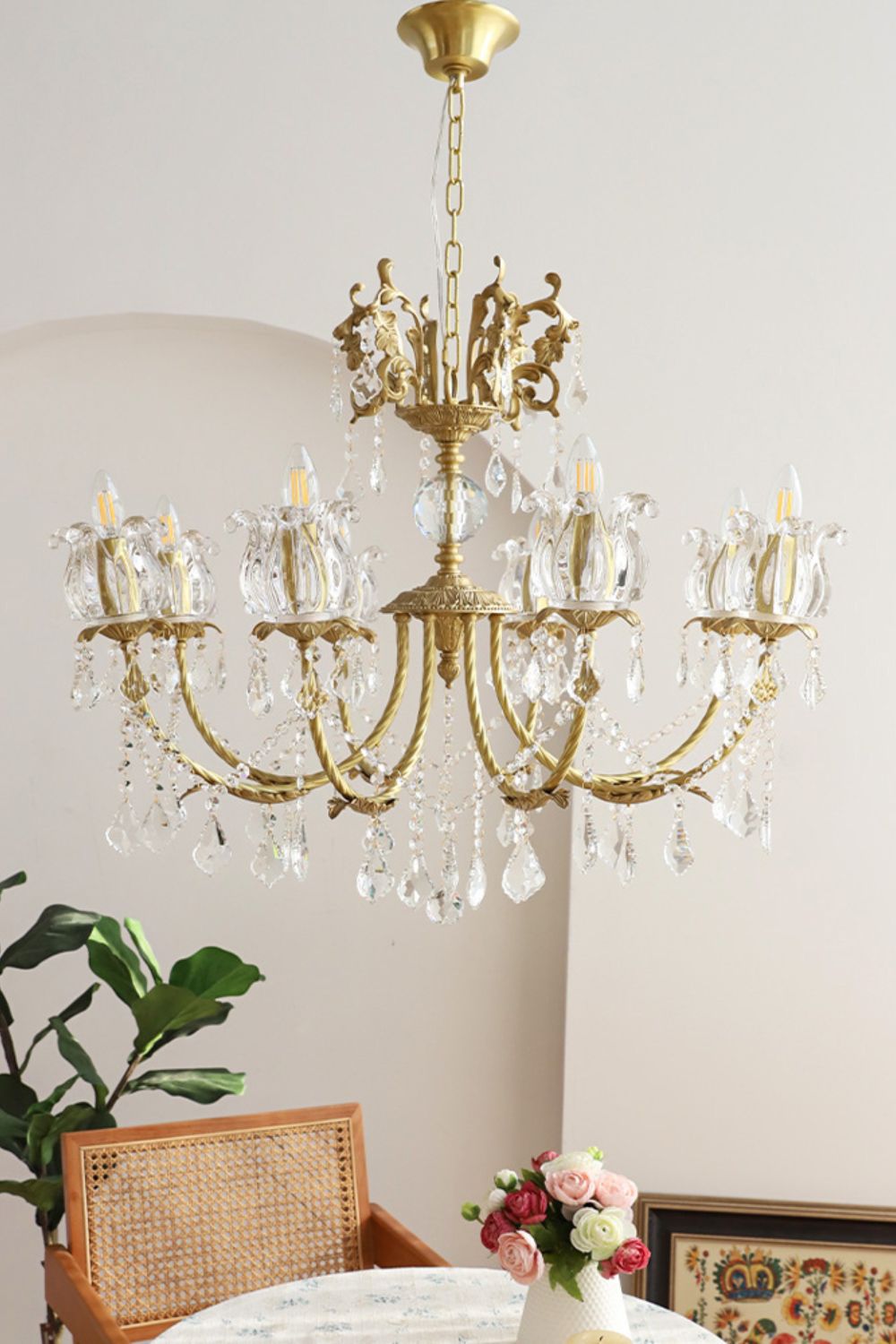 French Crystal Chandelier - everlamps