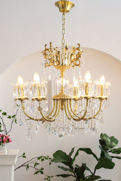 French Crystal Chandelier - everlamps