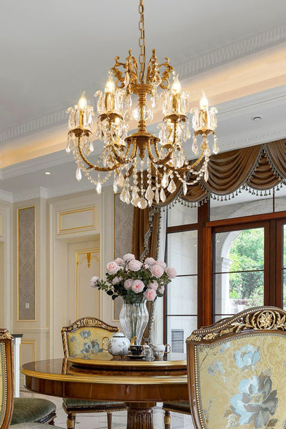 French Crystal Chandelier - everlamps