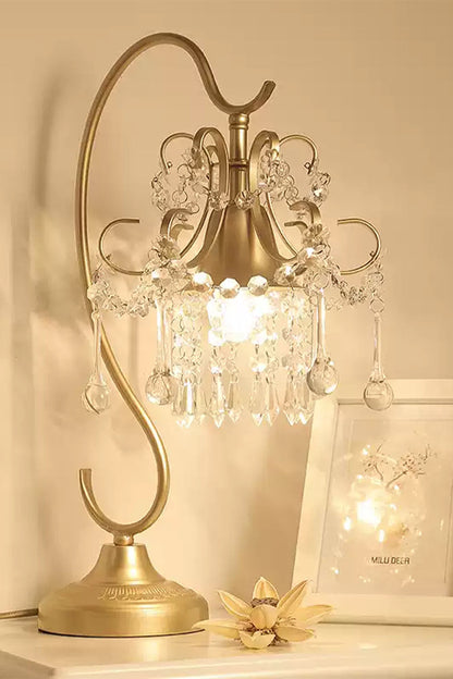 French Crystal Table Lamp - view 3 | everlamps