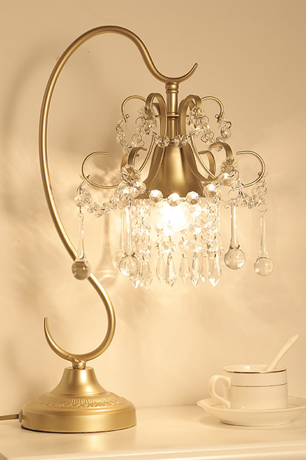 French Crystal Table Lamp - view 4 | everlamps