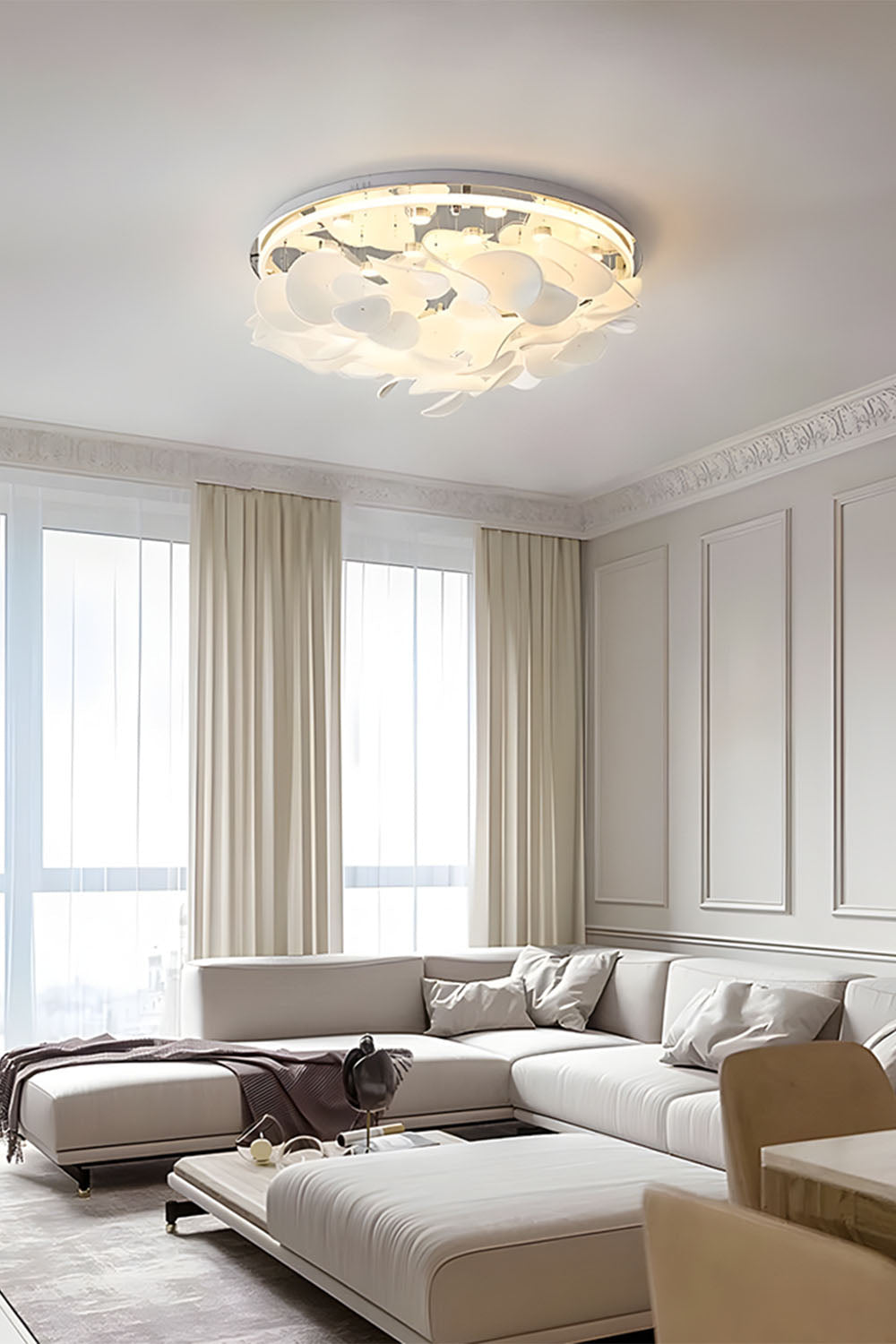 French Radici Petal Ceiling Lamp - view 9 | everlamps