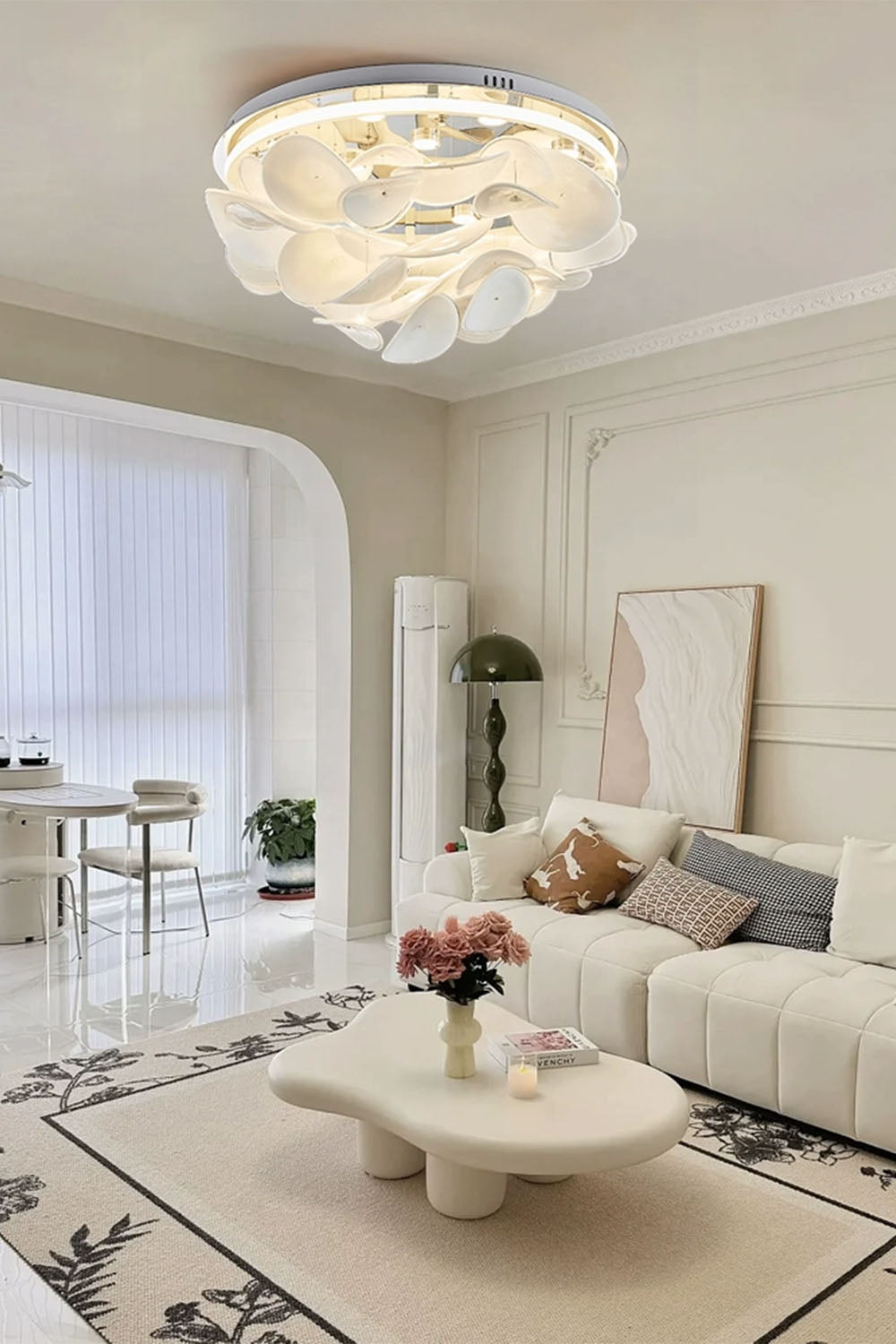 French Radici Petal Ceiling Lamp - view 8 | everlamps