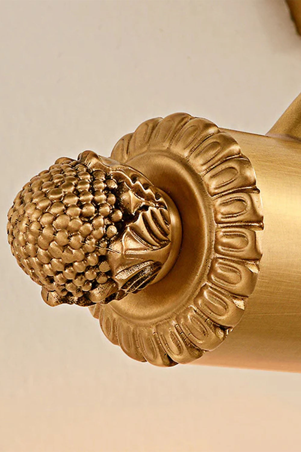 French Retro Cylindrical Copper Wall Lamp - view 11 | everlamps