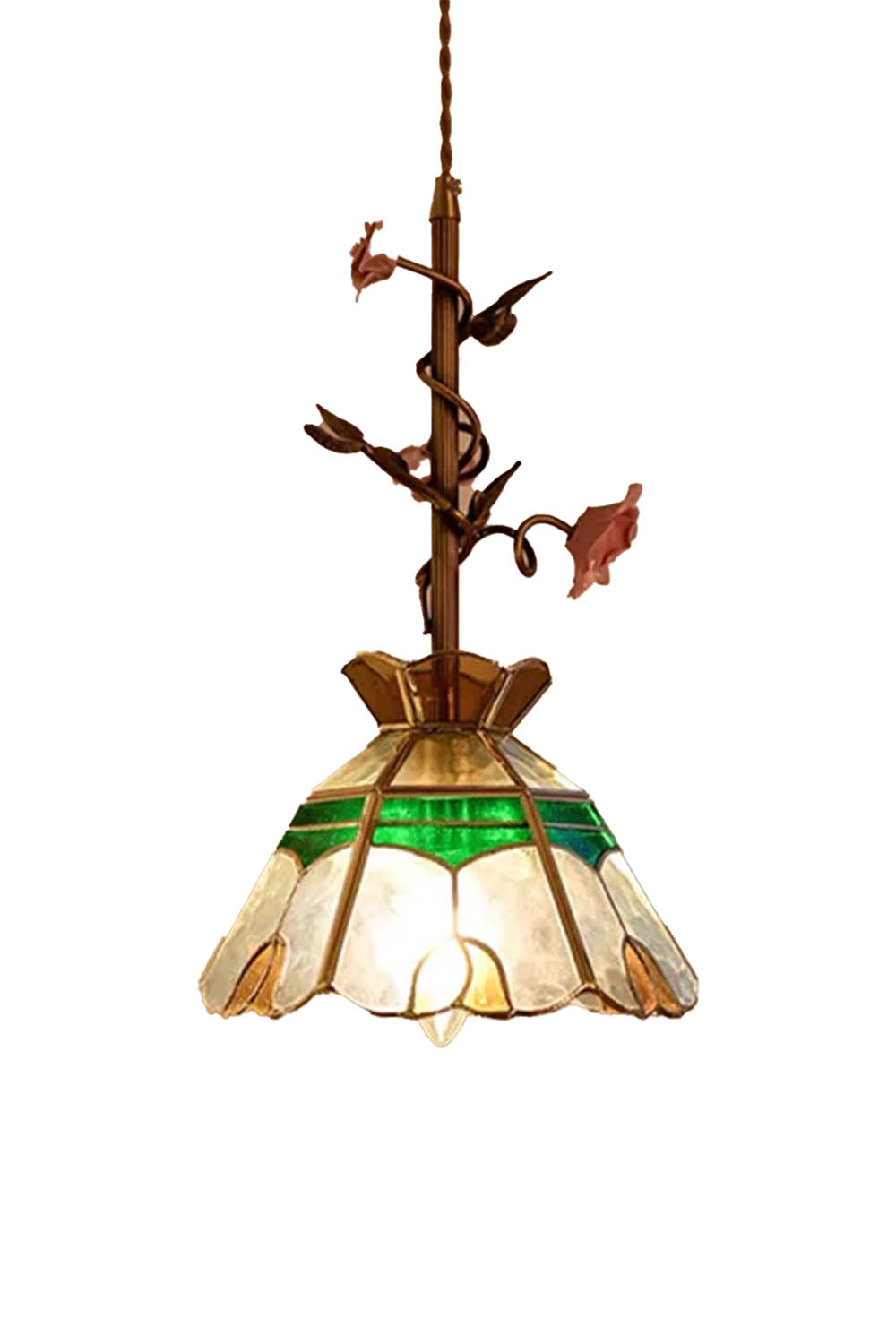 French Retro Glass Rose Chandelier - view 16 | everlamps