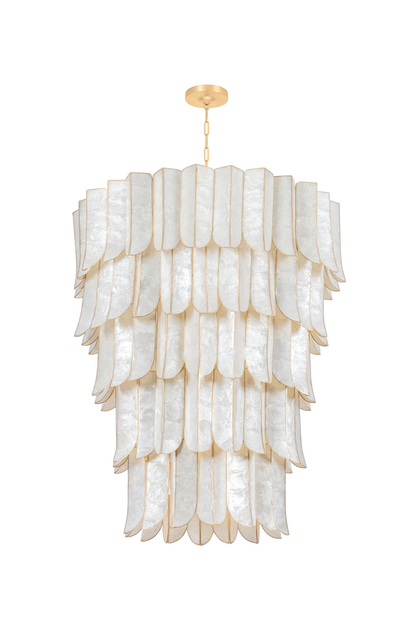 French Retro Shell Chandelier - view 5 | everlamps