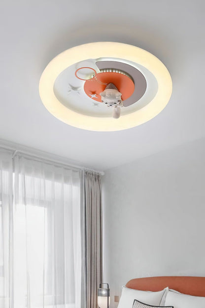 Fun Cartoon Ceiling Lamp - view 2 | everlamps
