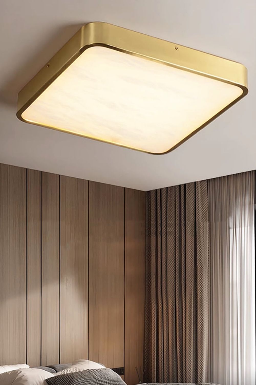 Geometric Alabaster Recessed Ceiling Light - view 12 | everlamps