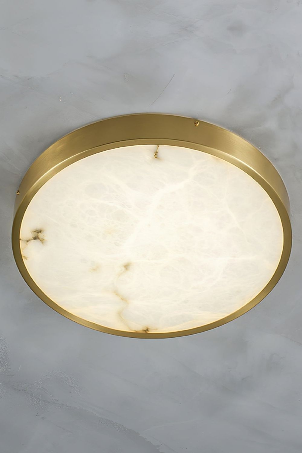 Geometric Alabaster Recessed Ceiling Light - view 20 | everlamps