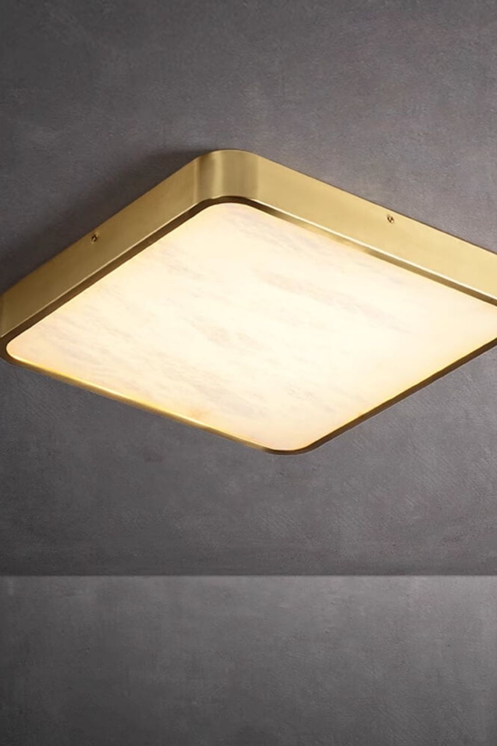 Geometric Alabaster Recessed Ceiling Light - view 15 | everlamps