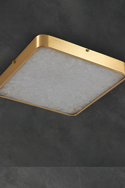 Geometric Alabaster Recessed Ceiling Light - view 16 | everlamps