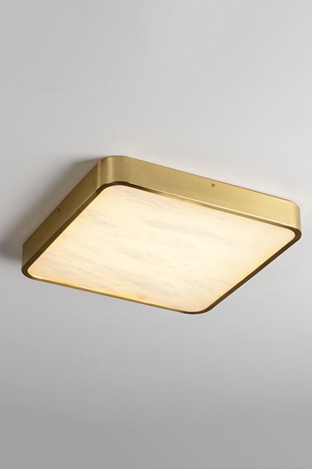 Geometric Alabaster Recessed Ceiling Light - view 17 | everlamps