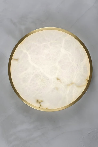 Geometric Alabaster Recessed Ceiling Light - view 21 | everlamps