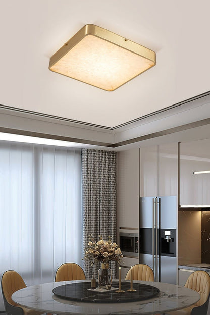 Geometric Alabaster Recessed Ceiling Light - view 5 | everlamps