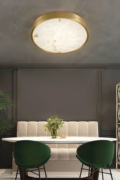 Geometric Alabaster Recessed Ceiling Light - view 7 | everlamps